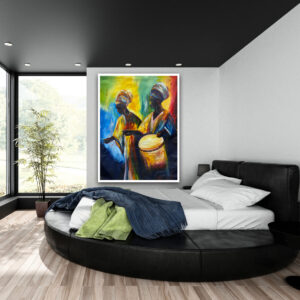 Women Drummer By Bamidele