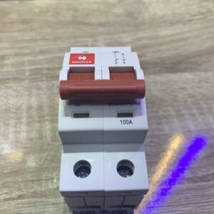 Havells 100Amp DC Havell 2 Poles Miniature Circuit Breaker For Overload Protection, Short Circuit Protection