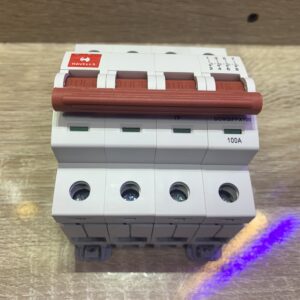 Havells 100Amp DC Havell 4 Poles Miniature Circuit Breaker For Overload Protection, Short Circuit Protection